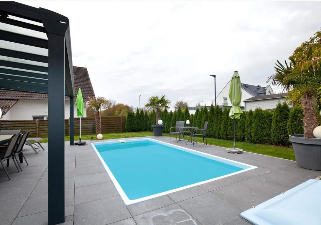 Ruhige Wohnung Mit Terrasse Oberbrechen Exterior photo