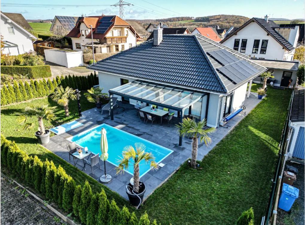 Ruhige Wohnung Mit Terrasse Oberbrechen Exterior photo