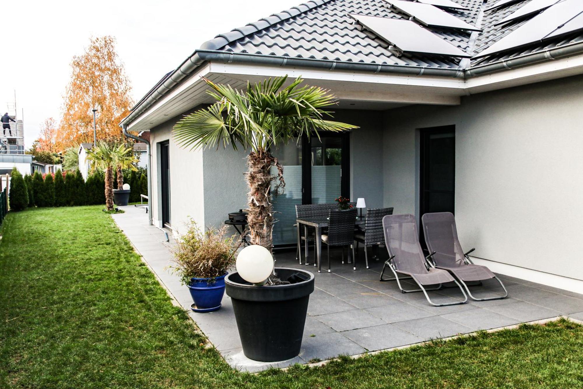 Ruhige Wohnung Mit Terrasse Oberbrechen Exterior photo
